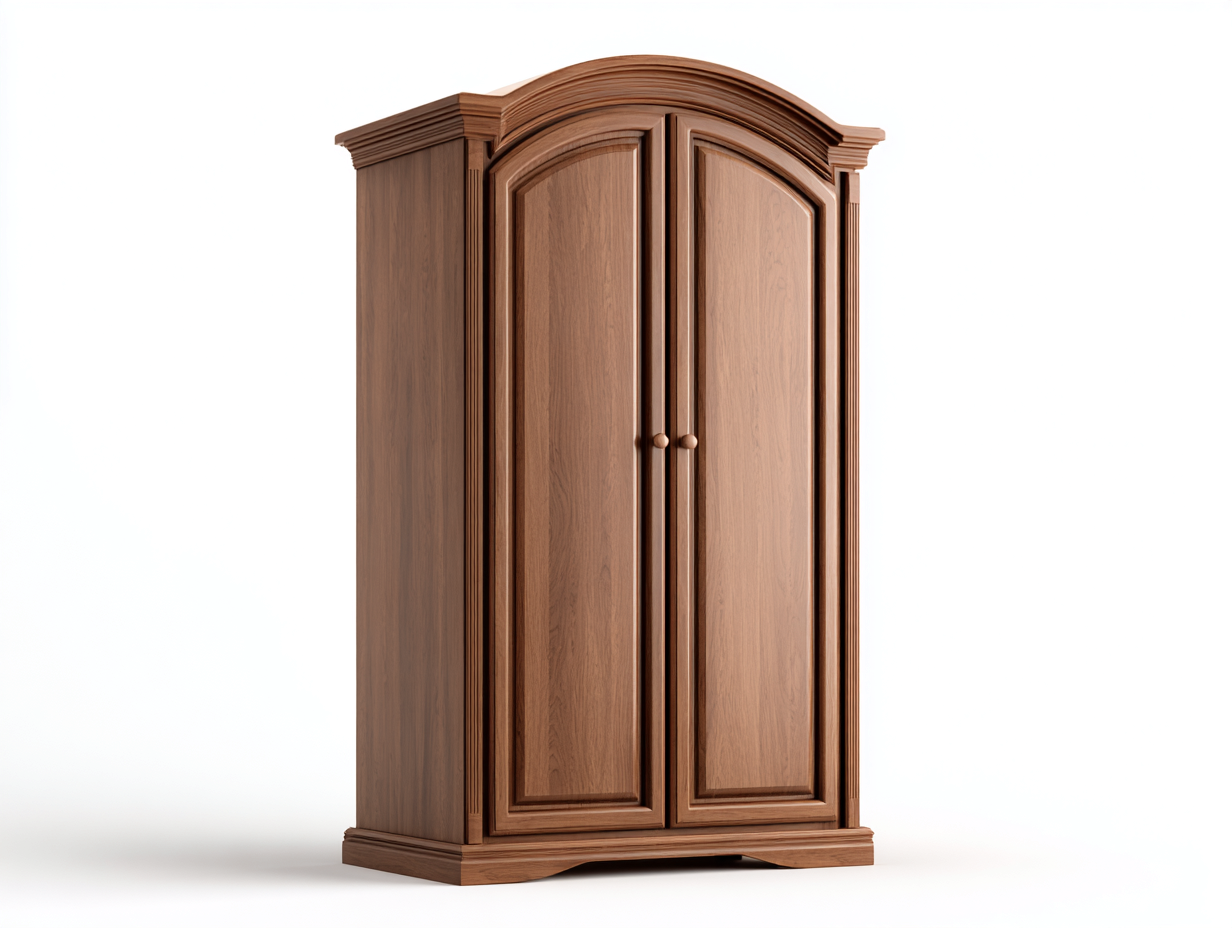 Armarios 2 puertas de madera 110x55x195 cm marrón diseño clásico para dormitorio