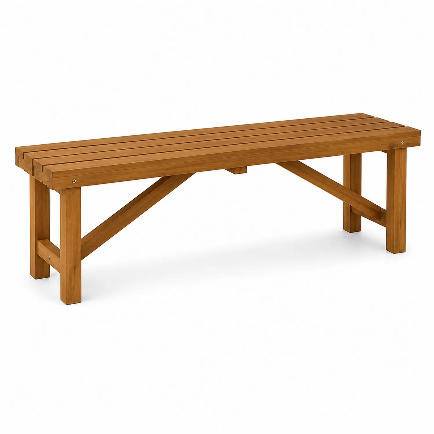 Gartenbank Akazienholz Braun 150cm-Lumriven