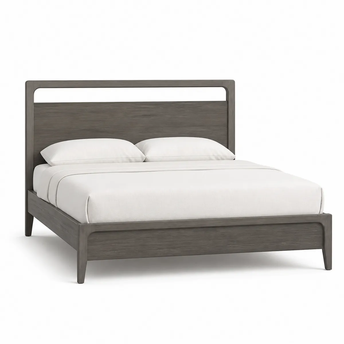 Doppelbett Eiche Grau 200x180 cm