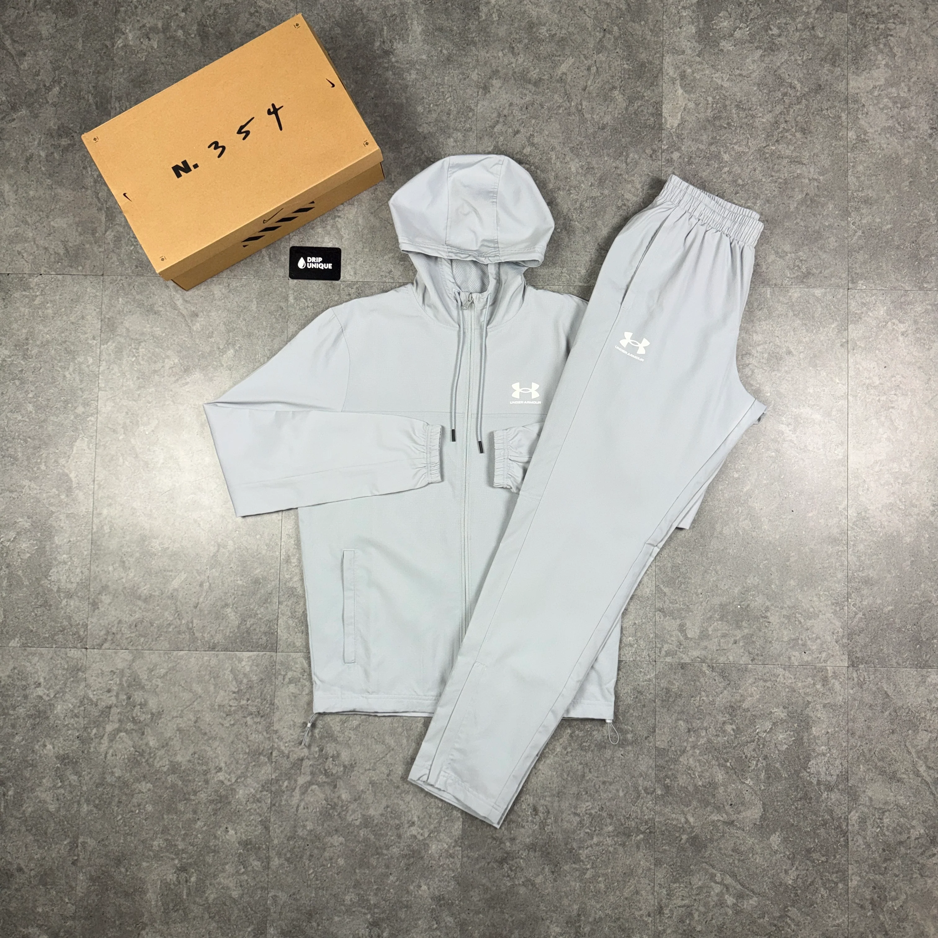 Under Armour Rival Tracksuit Grey