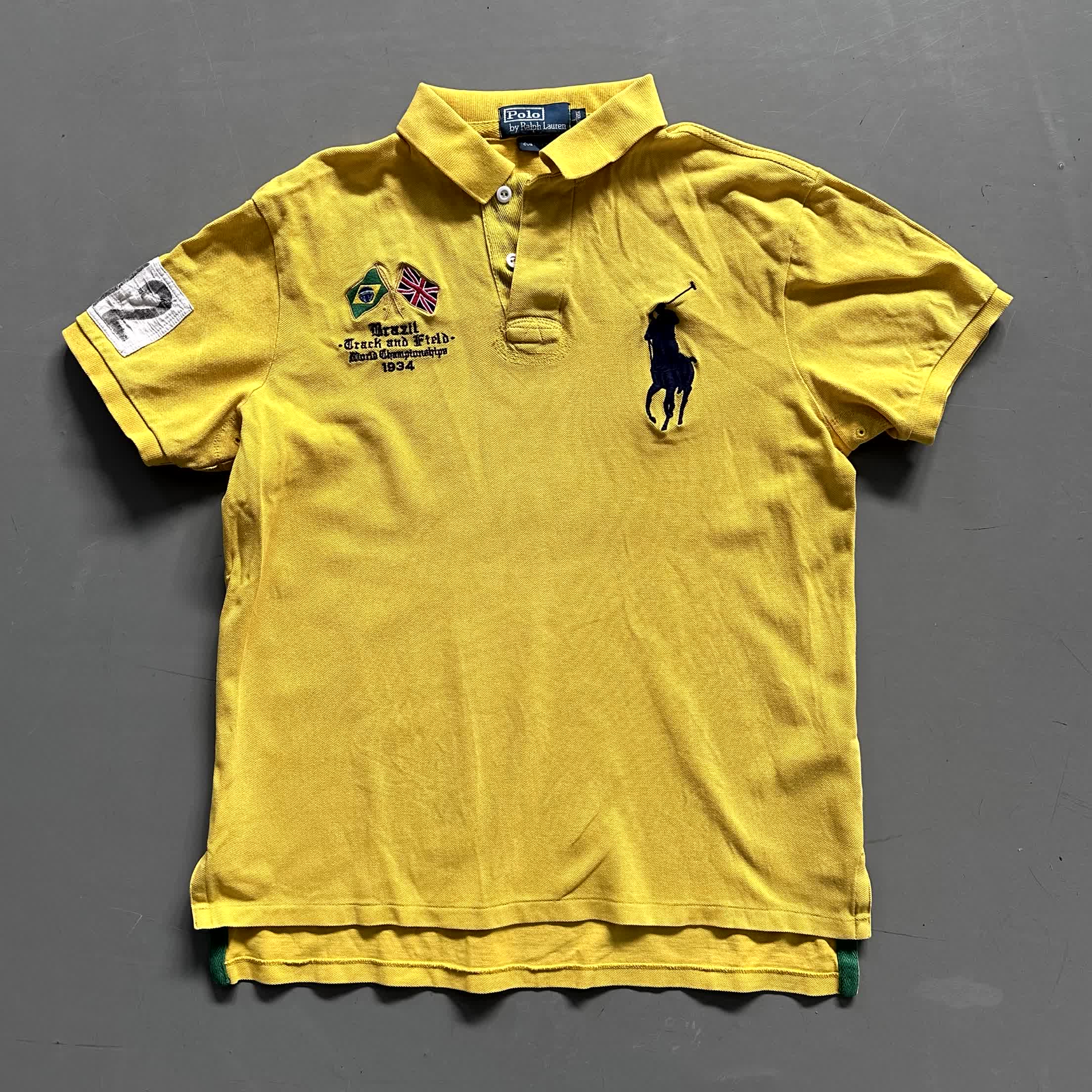 Polo Ralph Lauren x Brasilien Vintage Poloshirt | L