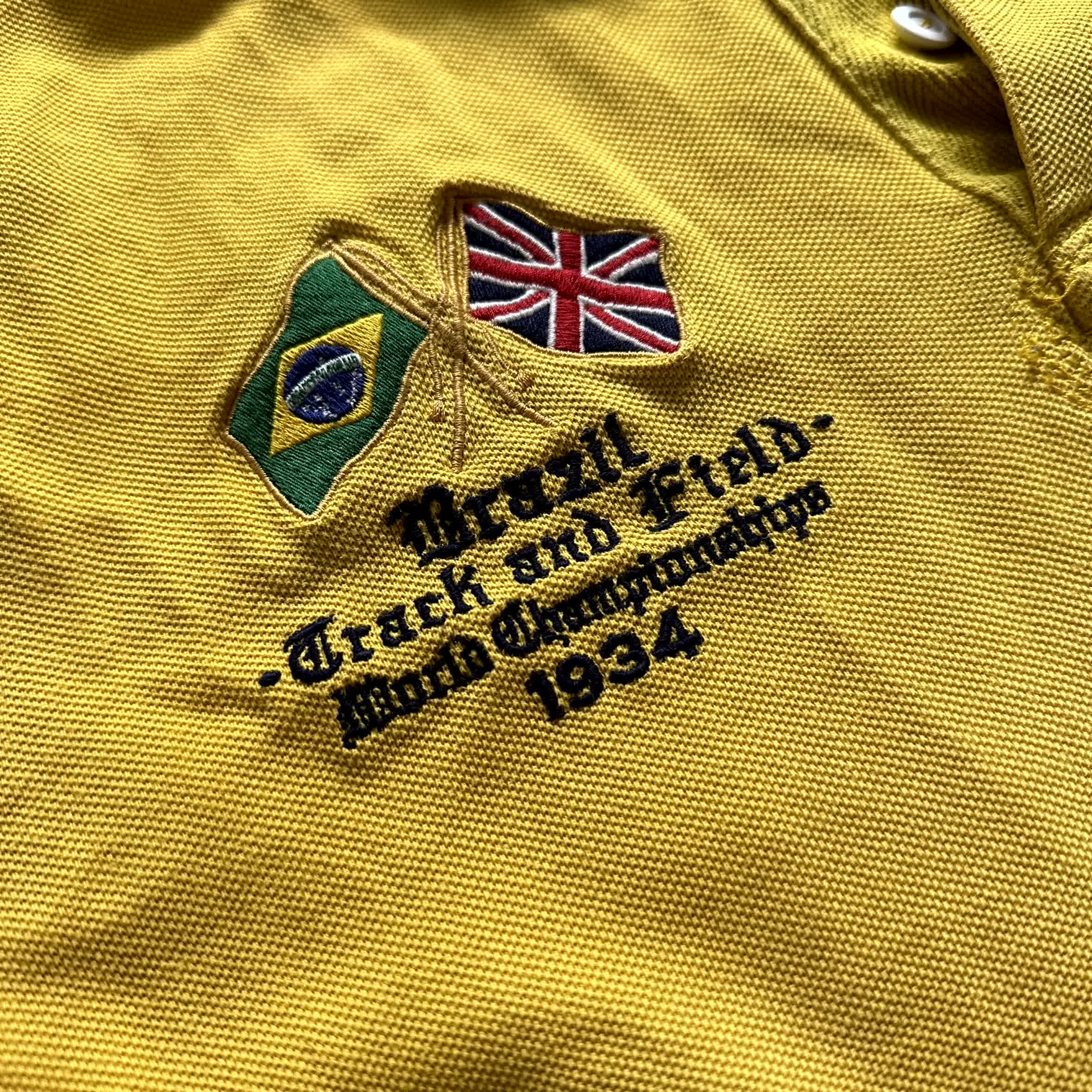 Polo Ralph Lauren x Brasilien Vintage Poloshirt | L