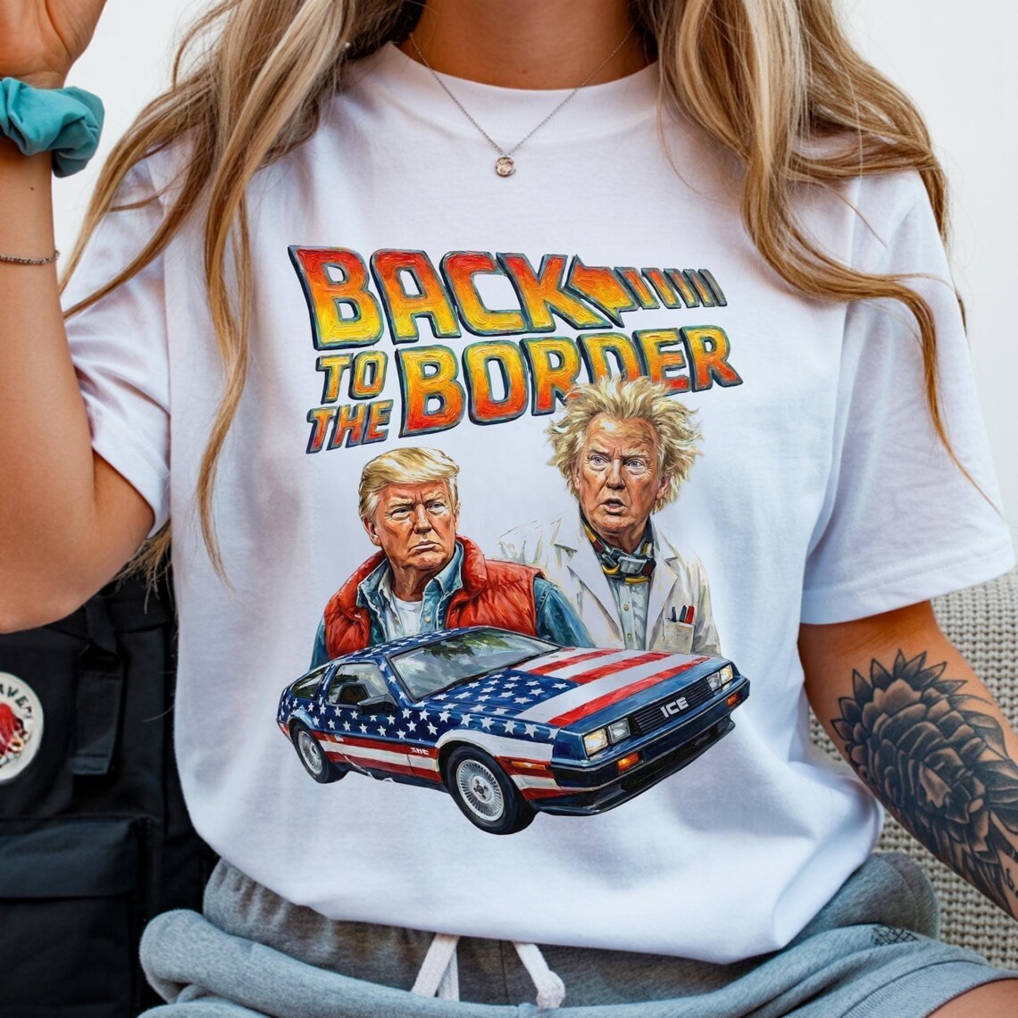 Trump Back To The Border Shirt