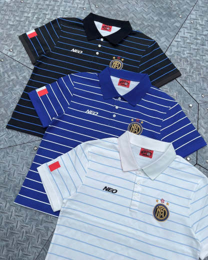 Italy Stripe Football Polo