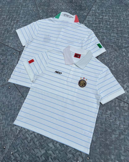 Italy Stripe Football Polo