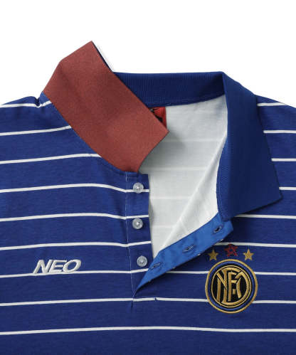Italy Stripe Football Polo