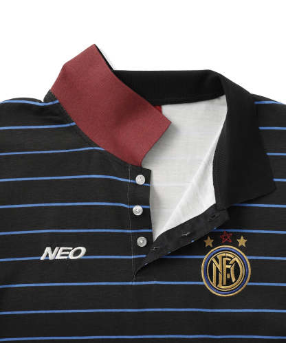 Italy Stripe Football Polo