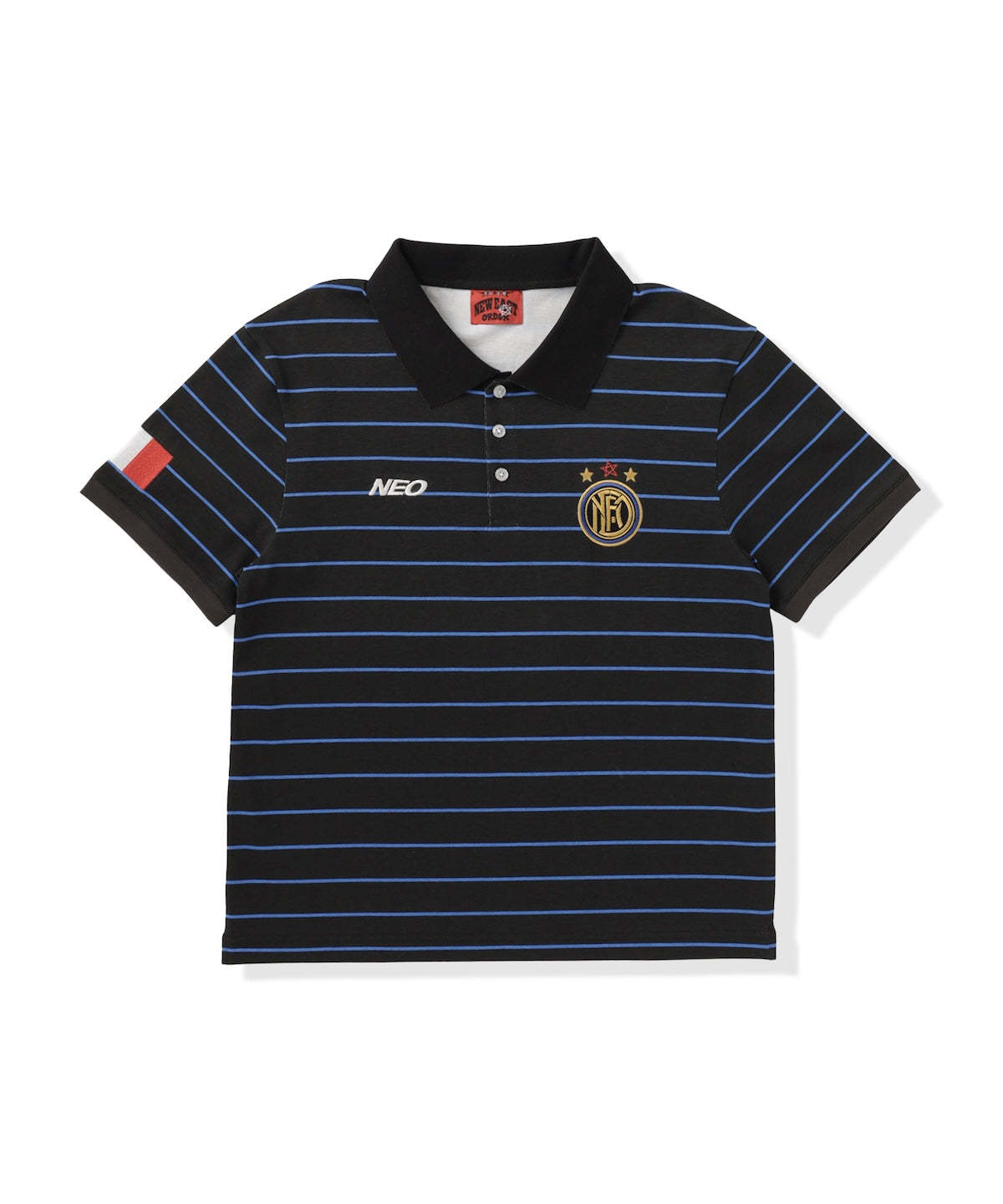 Italy Stripe Football Polo