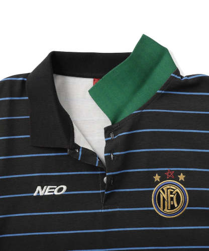 Italy Stripe Football Polo