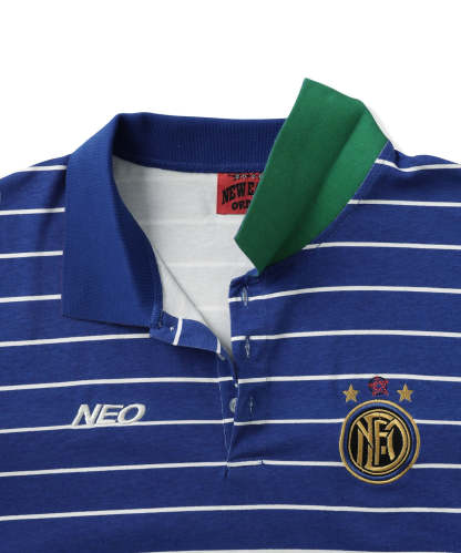 Italy Stripe Football Polo