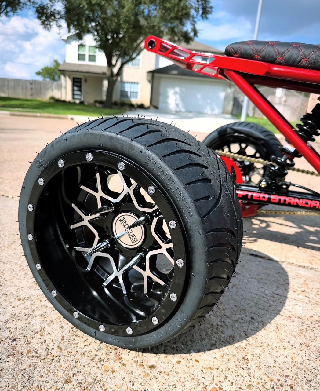 Ronster Red Electric Mini Quad