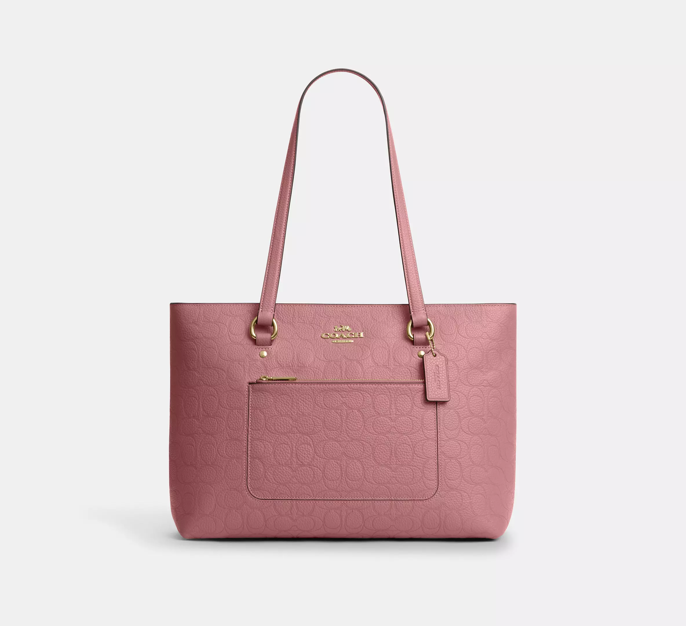 Station Tote Bag In Signature Leather