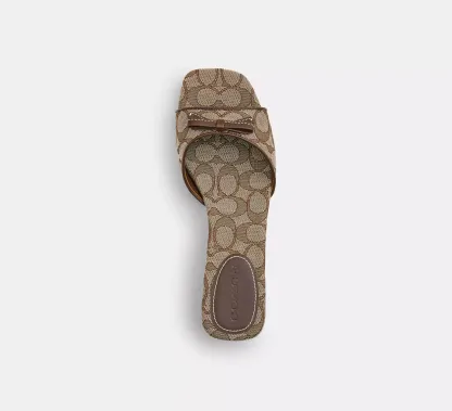 Bow Kitten Heel Sandal