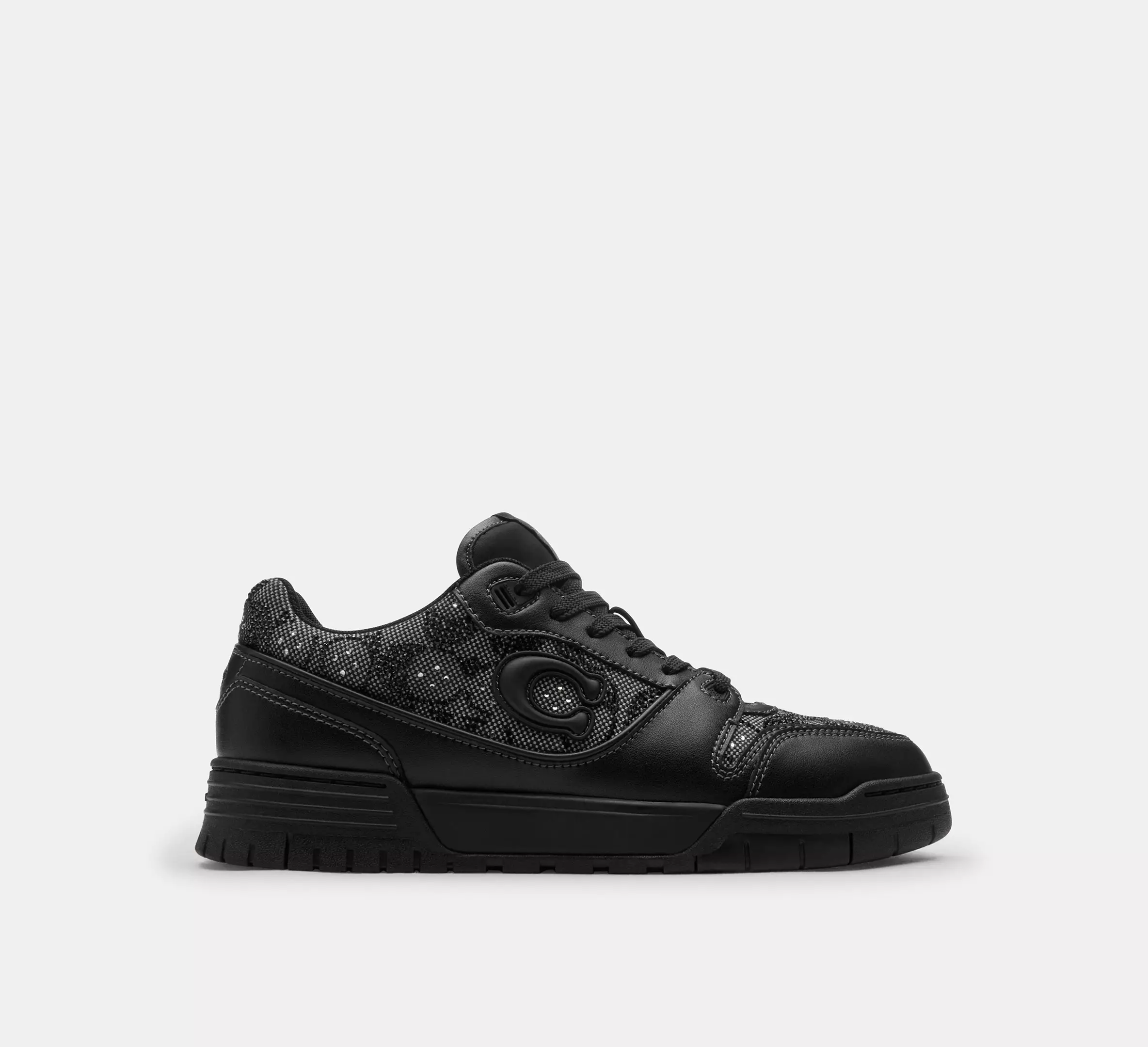 Soho Sneaker In Crystal Signature Jacquard