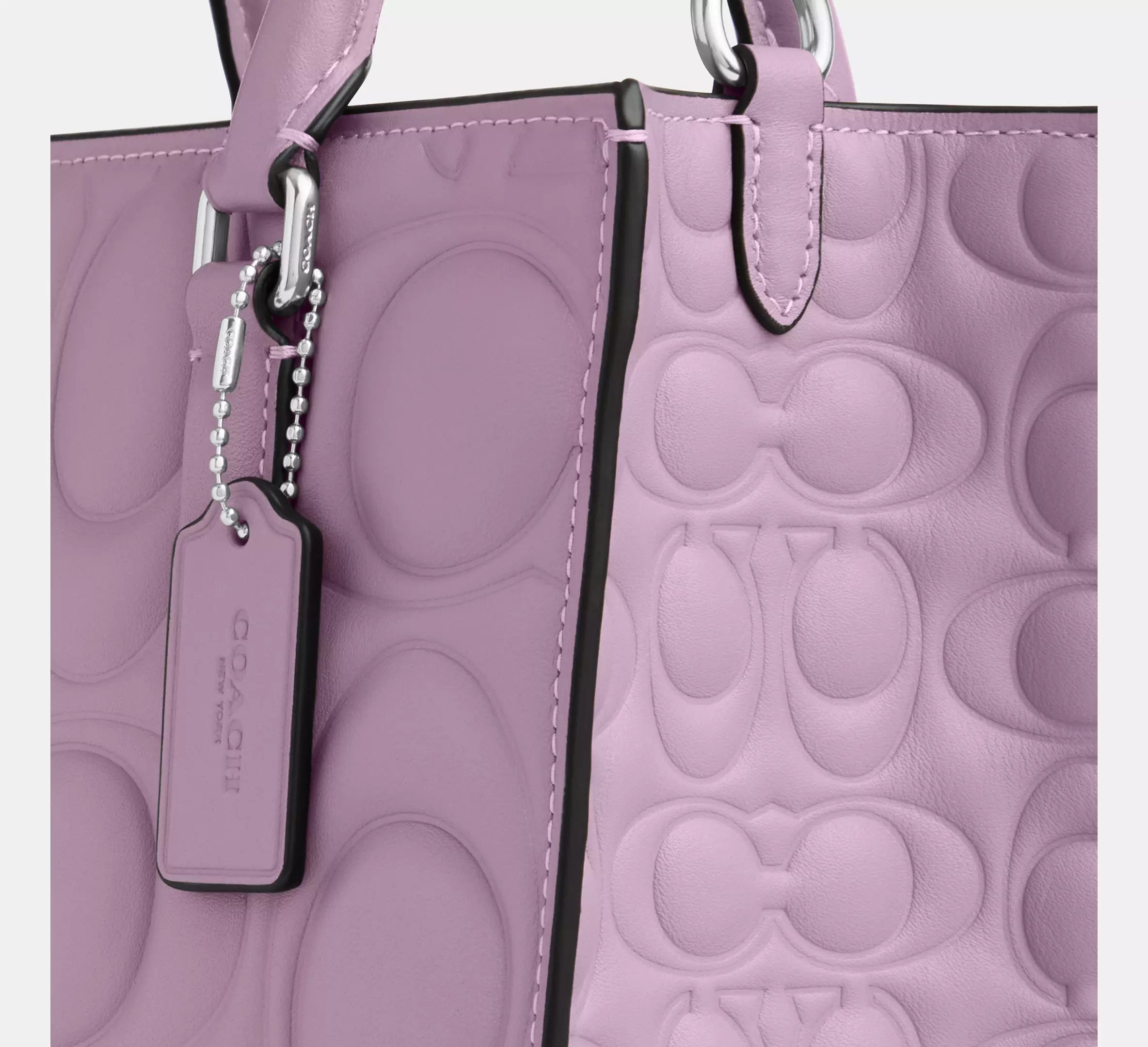Maggie Small Tote Bag In Signature Leather