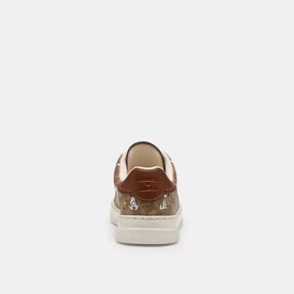  Coathtch X Peanuts High Line Sneaker In Signature Canvas With Snoopy Print