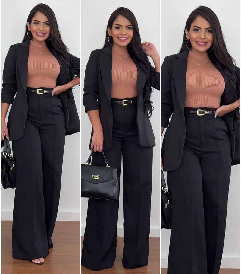 Women's Autumn New Commuter Casual Versatile Khaki Solid Color Draped Suit Pants Loose Straight Long Pants