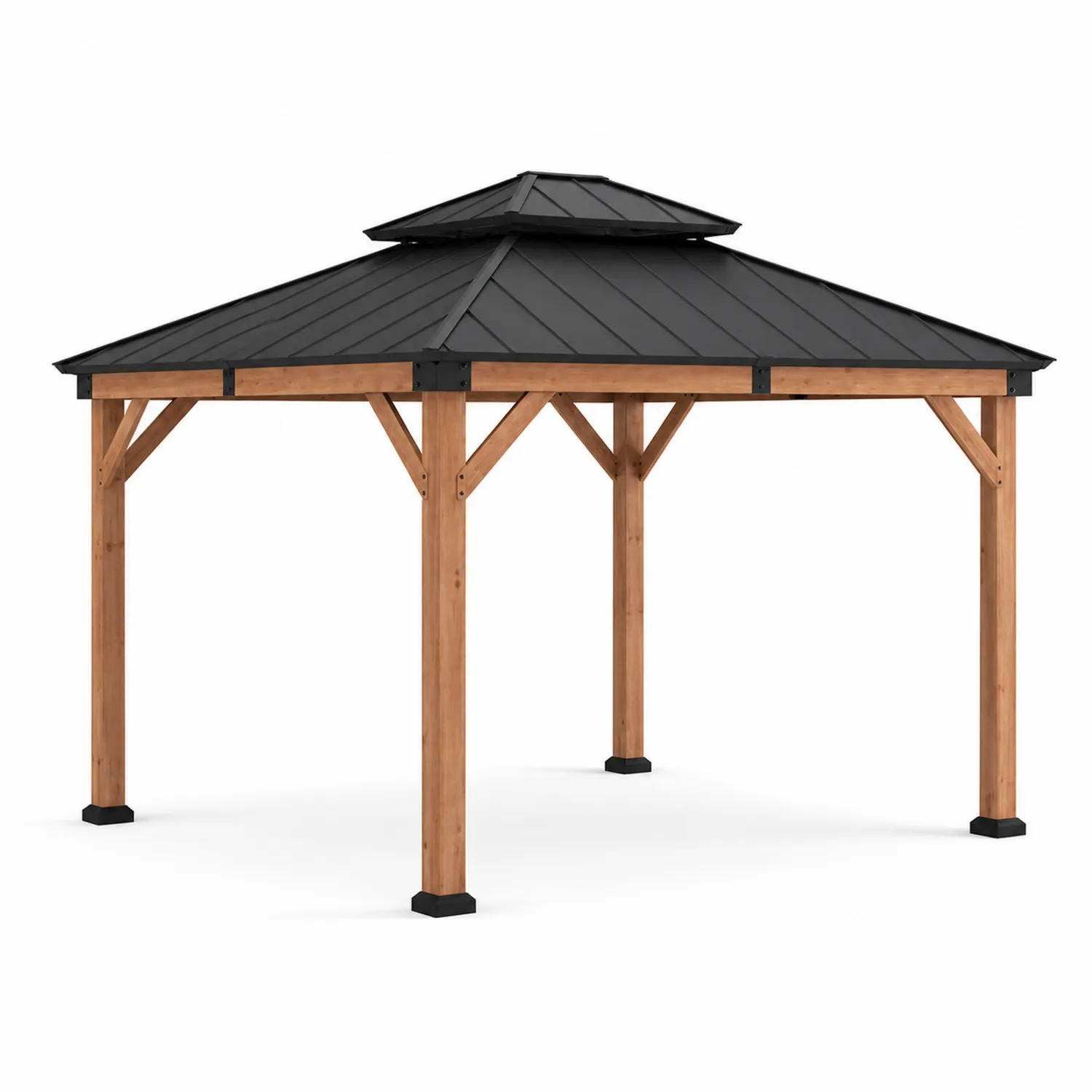 Pavillon de Jardin en Bois et Métal