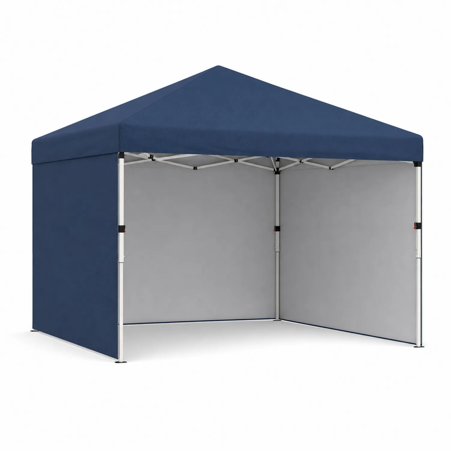 Tonnelle pliante 3x3m en aluminium avec toile en polyester Bleu