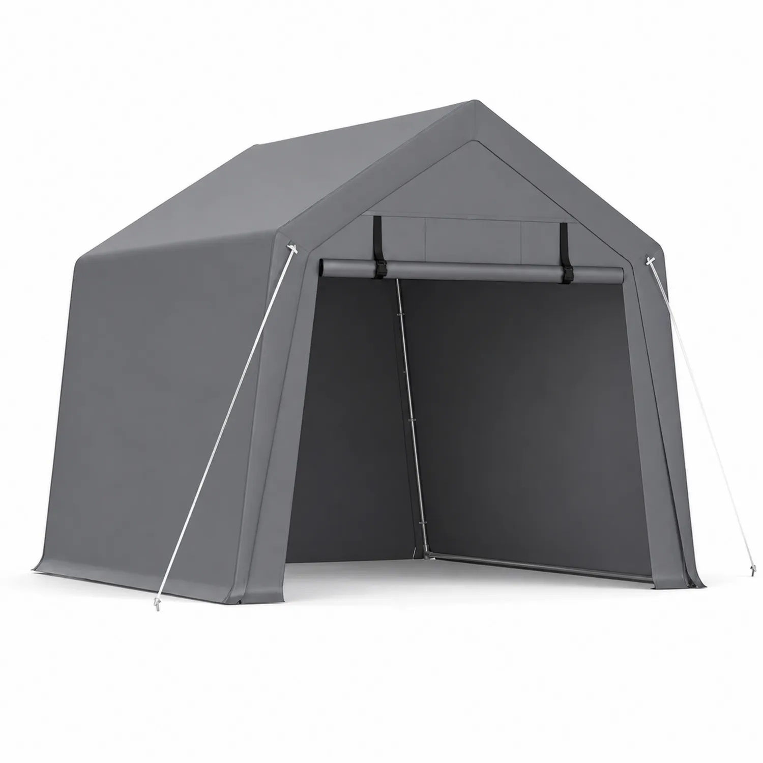 Abri de Jardin en Acier et Polyester Gris