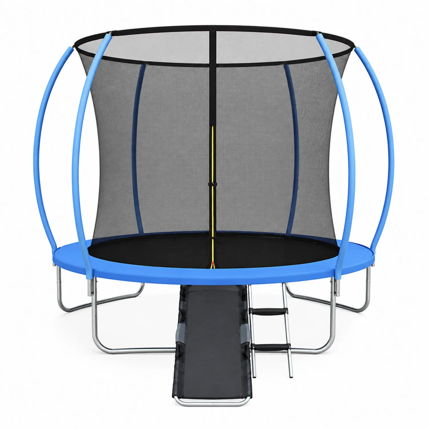 Trampoline en Acier avec Filet de Sécurité 366 cm Bleu