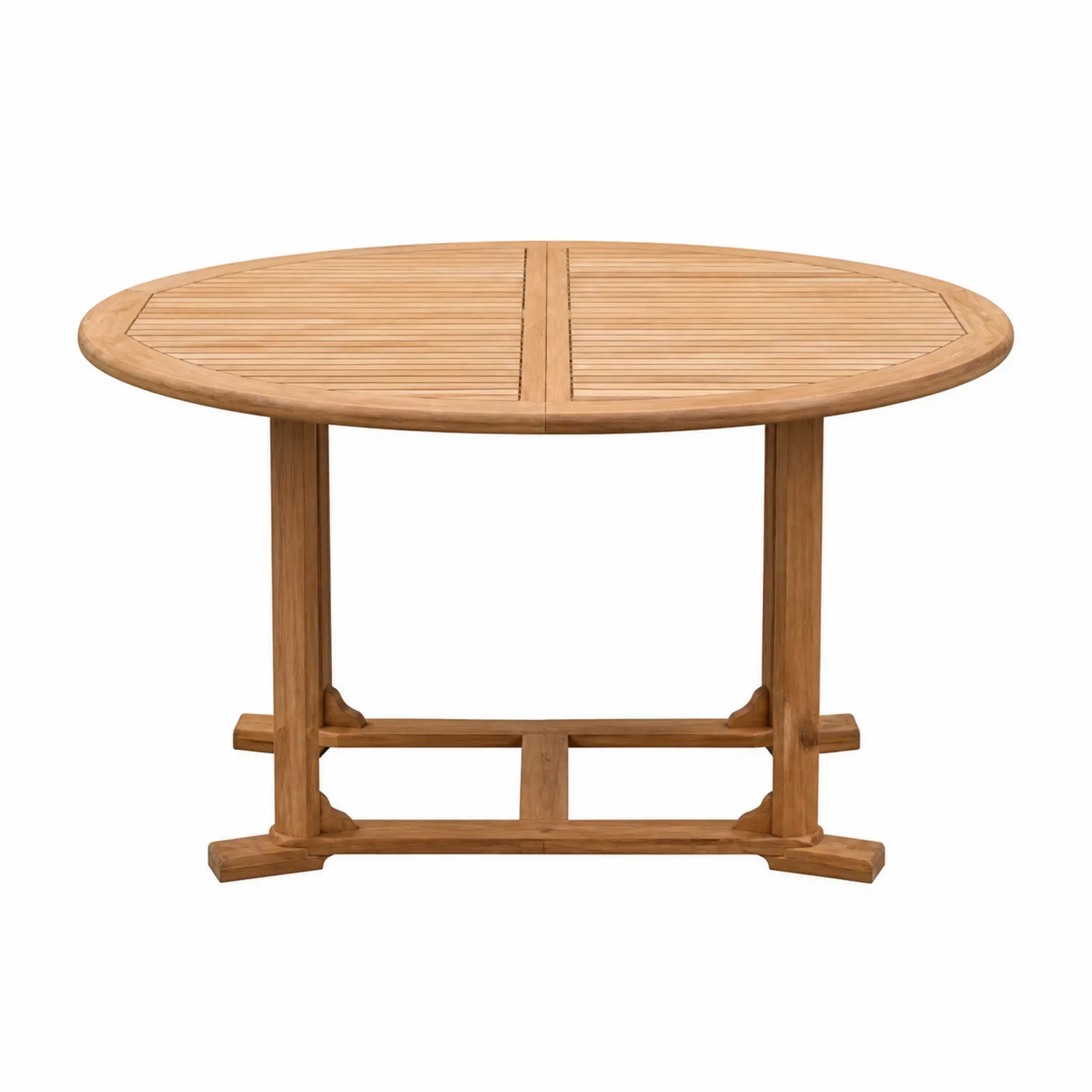 Table de Jardin Ronde en Bois de Teck