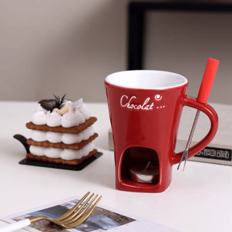 🌲Early Christmas Sale 60% OFF🍫 Ceramic Chocolate Fondue Mug 🎈 Buy 2 Free Shipping 🎁