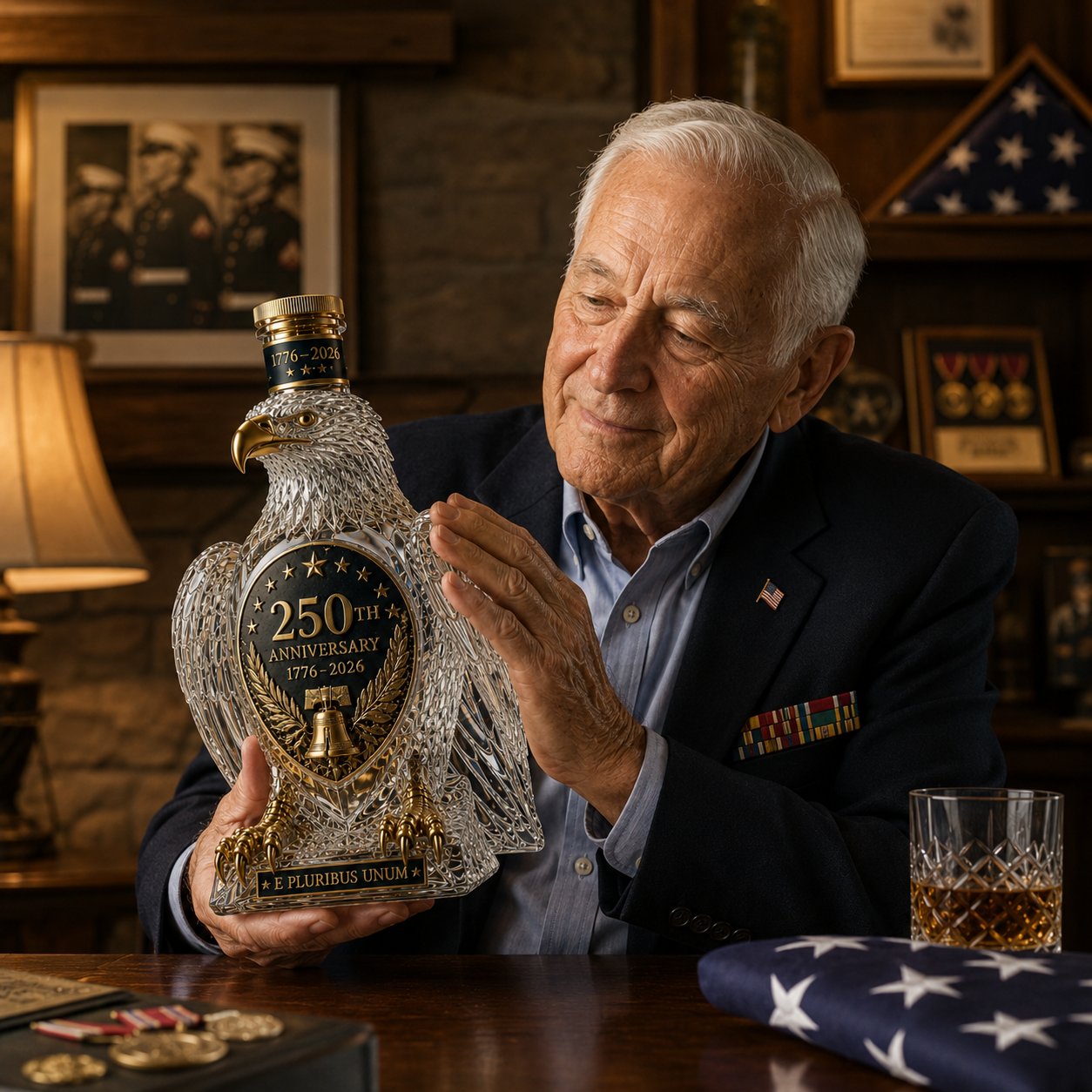 The best gift for Dad🎁American Eagle 250th Anniversary Commemorative Bottle📦