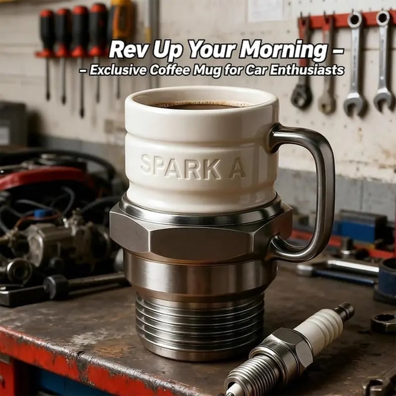 🎄🎁Christmas Sale 50% OFF🔧Creative Spark plug mug🚚BUY 2 Get Free Shipping
