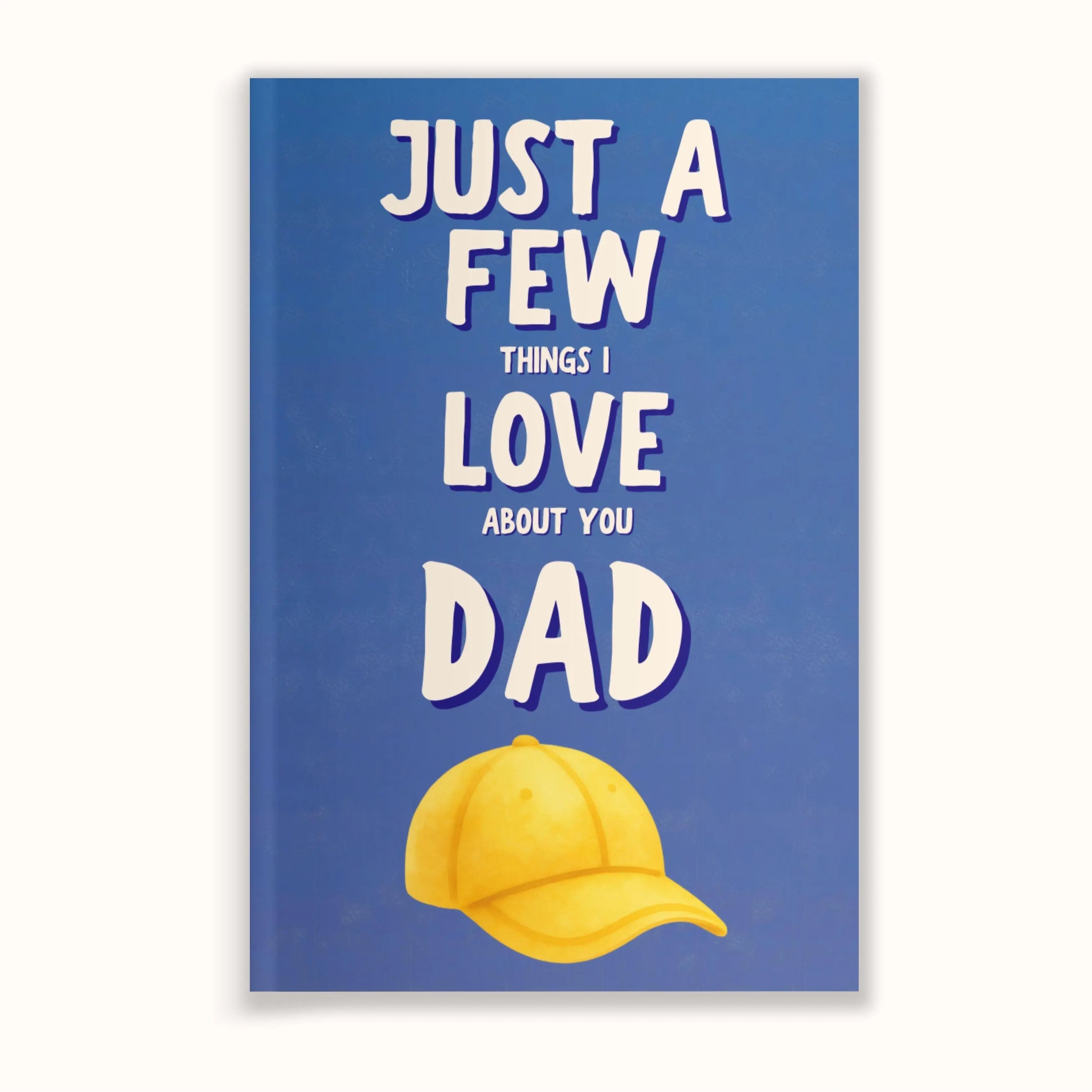 🔥HOT SALE 50% OFF - ❤️👨‍👧‍👦Just A Few Things I Love About You, Dad – Fill-in-the-Blank Memory Book | Personalized Father’s Day Gift
