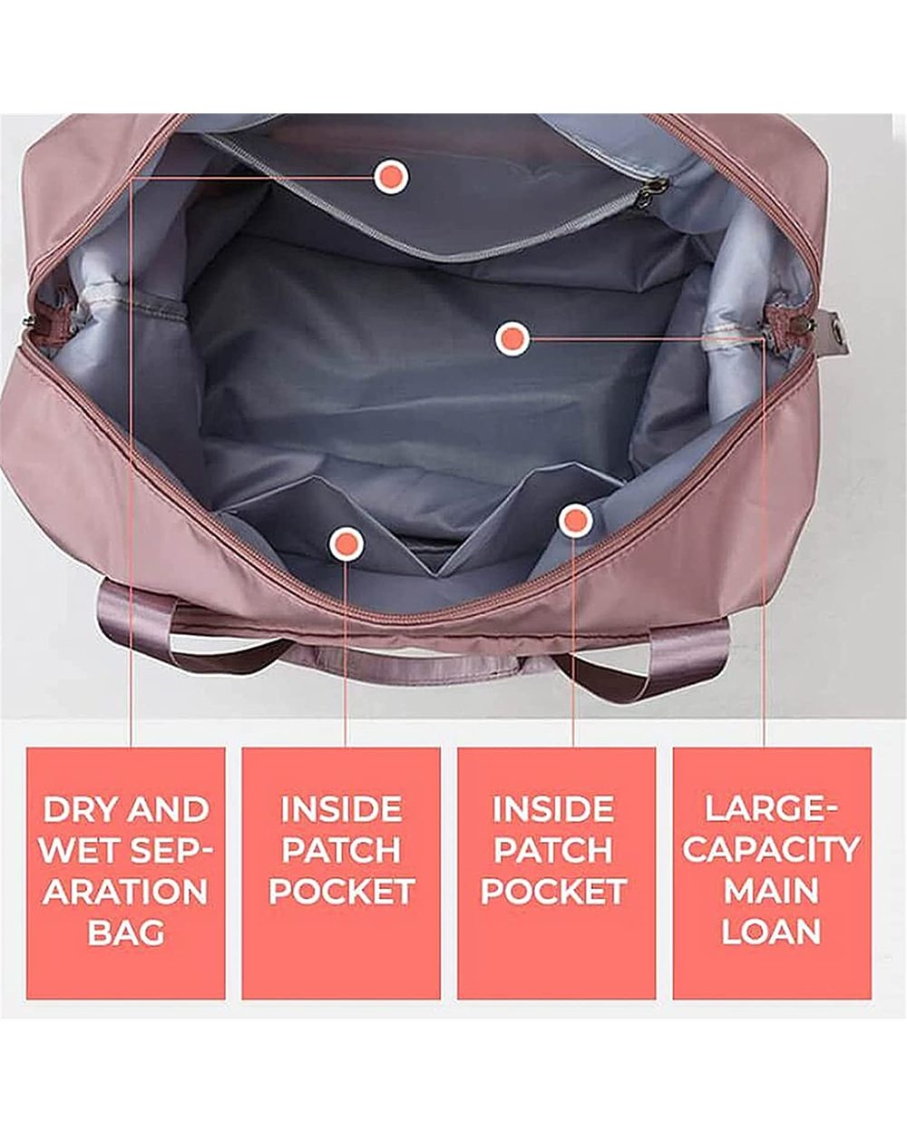 🔥Last Day Promo 50% OFF🎉Collapsible Waterproof Large Capacity Travel Handbag-Buy 2 Get Free shipping