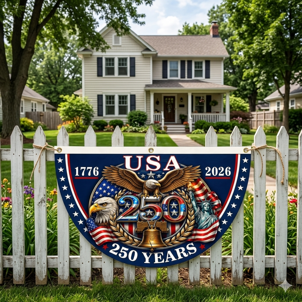 250th Anniversary USA Fan Flag