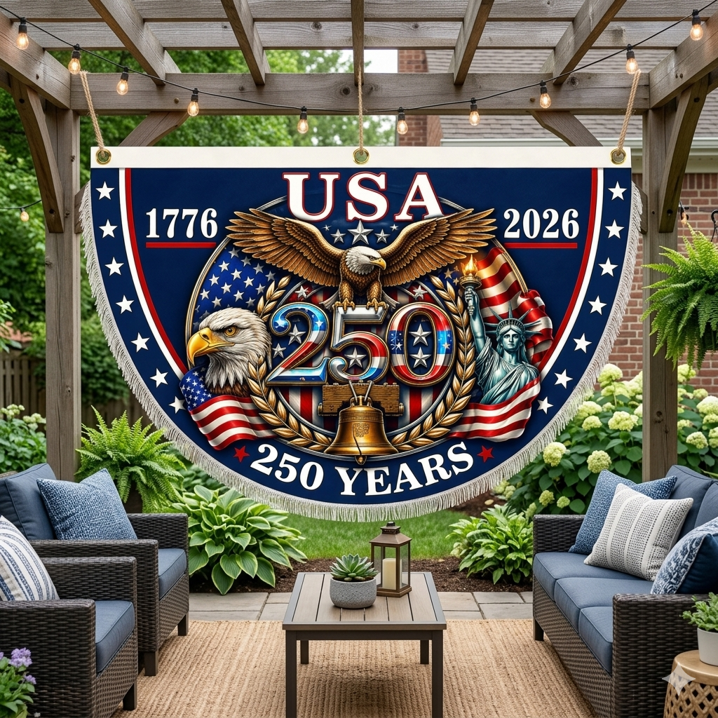 250th Anniversary USA Fan Flag