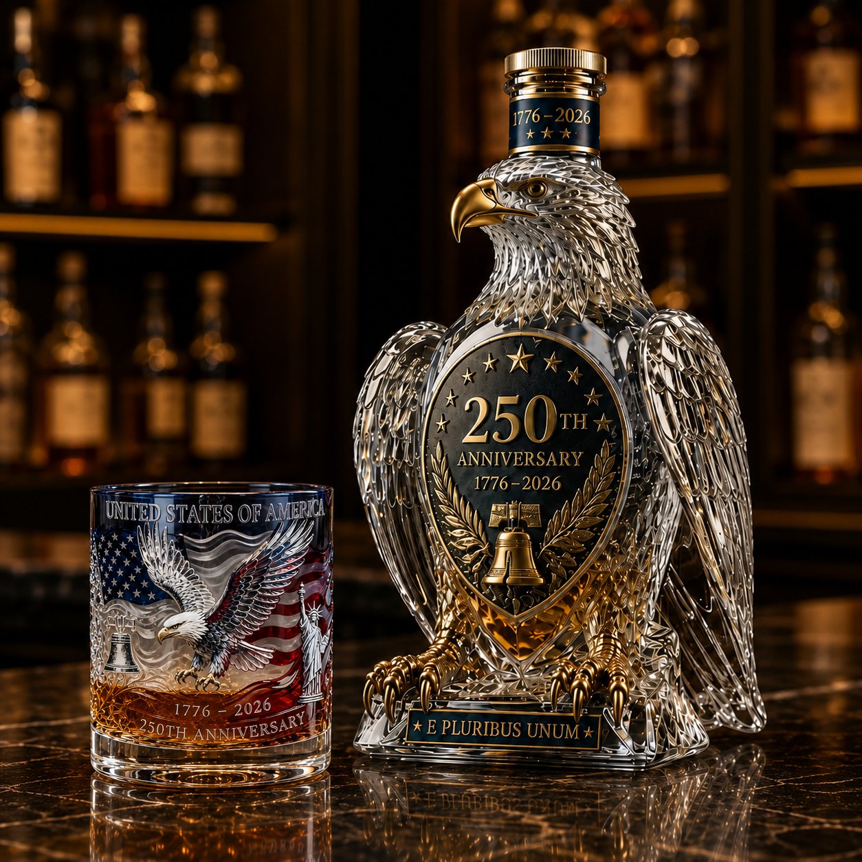 The best gift for Dad🎁American Eagle 250th Anniversary Commemorative Bottle📦