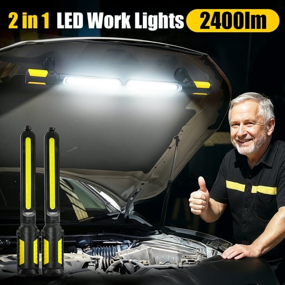 3000LM Magnetic 2 in 1 LED Work Light-Buy 2 Free shipping