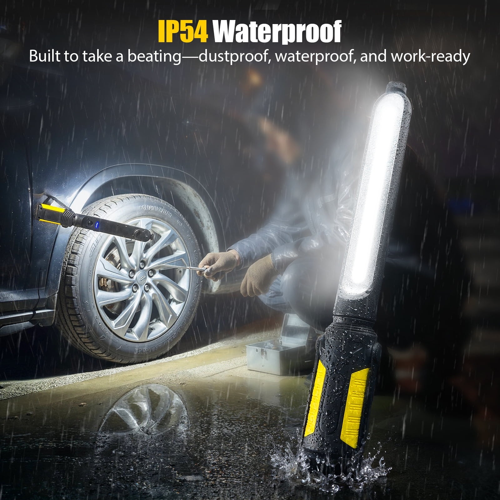 3000LM Magnetic 2 in 1 LED Work Light-Buy 2 Free shipping