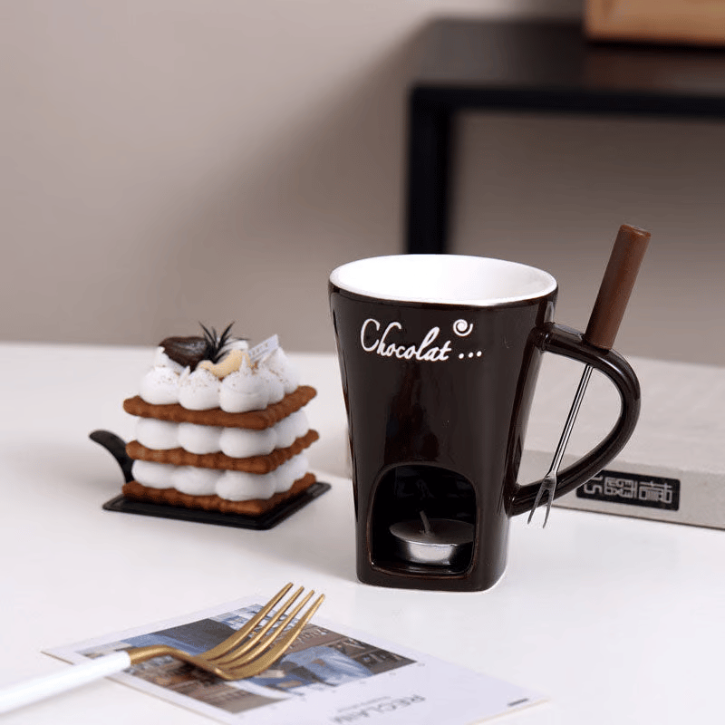 🌲Early Christmas Sale 60% OFF🍫 Ceramic Chocolate Fondue Mug 🎈 Buy 2 Free Shipping 🎁