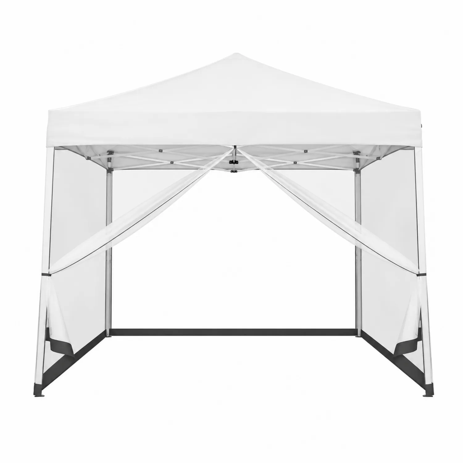 Pawilon ogrodowy 3x3m biały poliester stal
