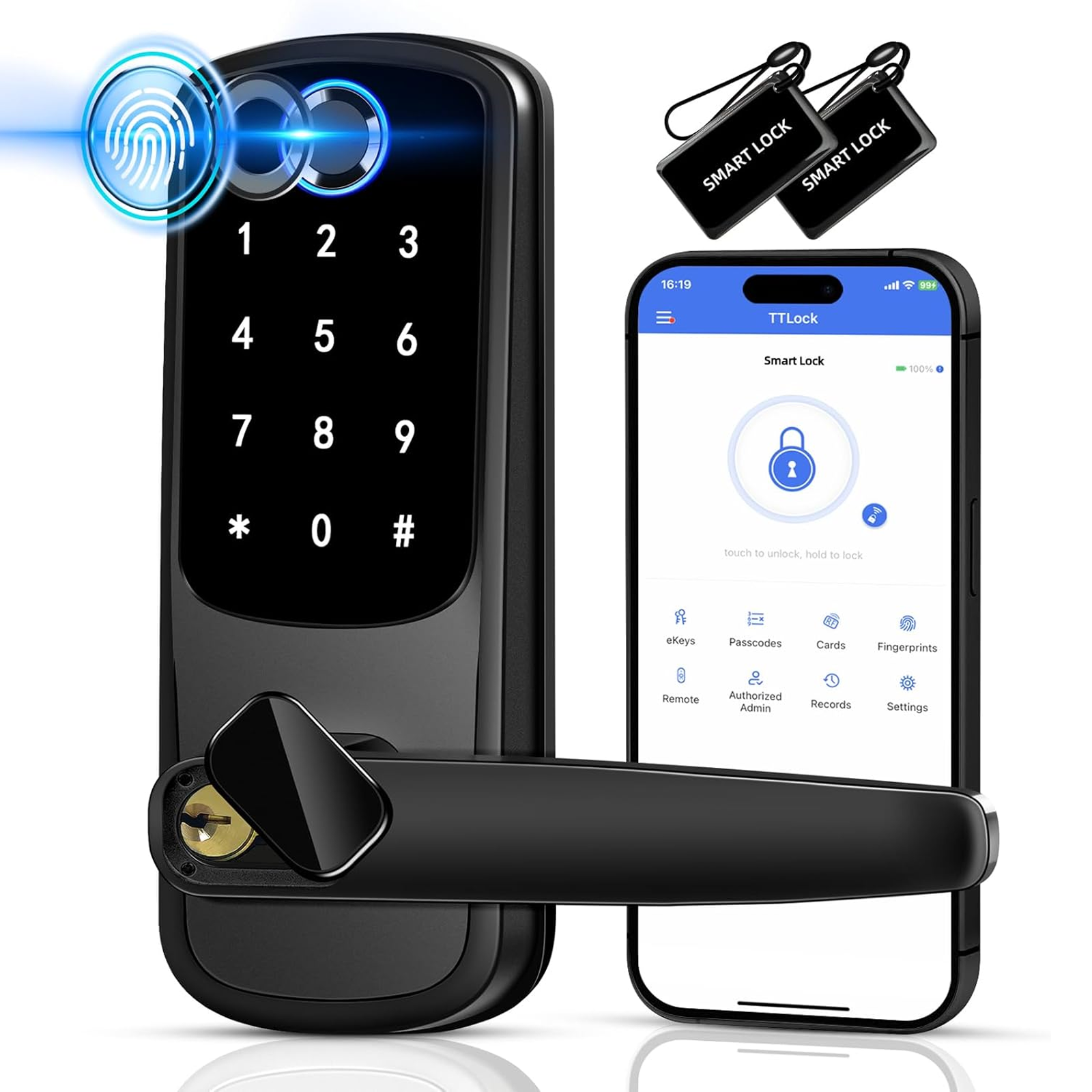 Rivora Smart Door Handle Lock