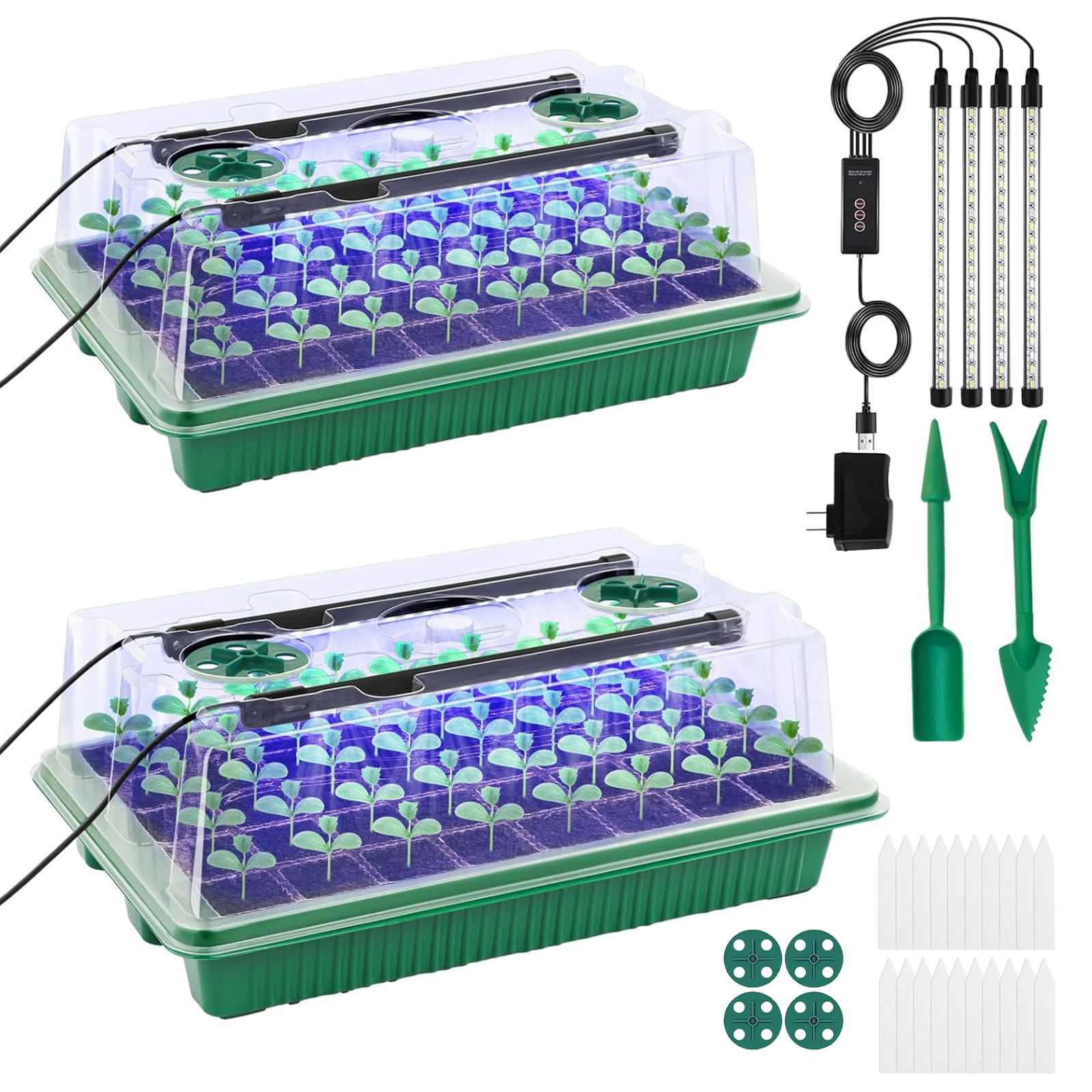 Luvion 2 Pcks Seed Starter Tray