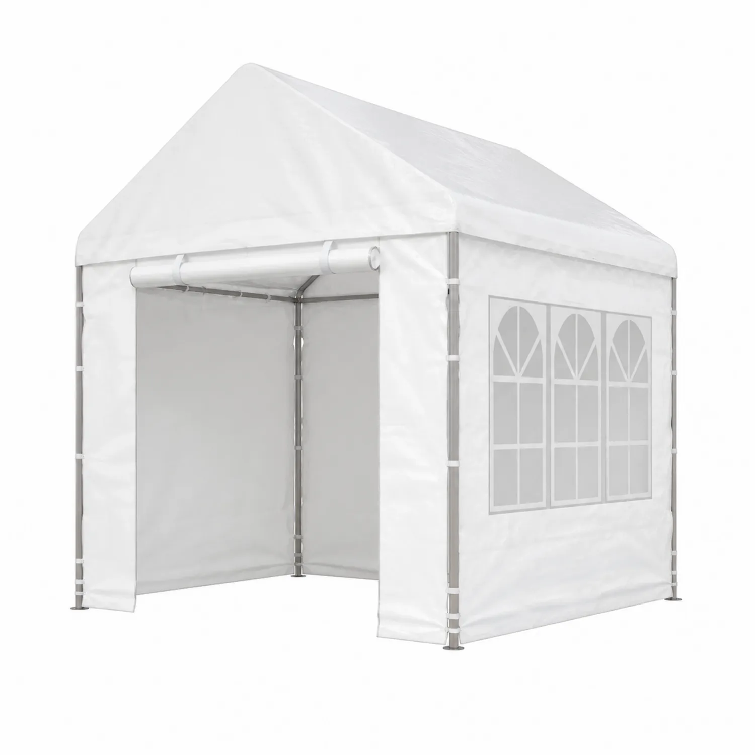 Tente de jardin en polyester avec cadre en métal 3x3m-Mavtrivaris