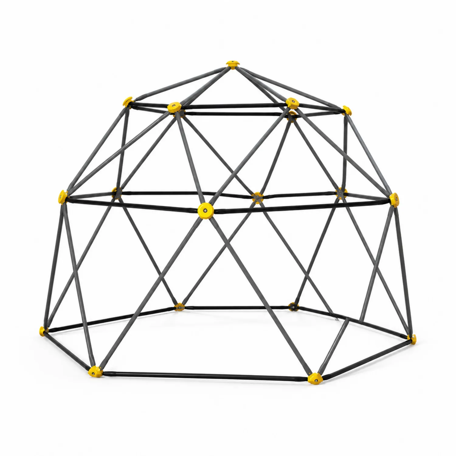 Structure géodésique en métal Gris et Jaune pour Enfants-Mavtrivaris