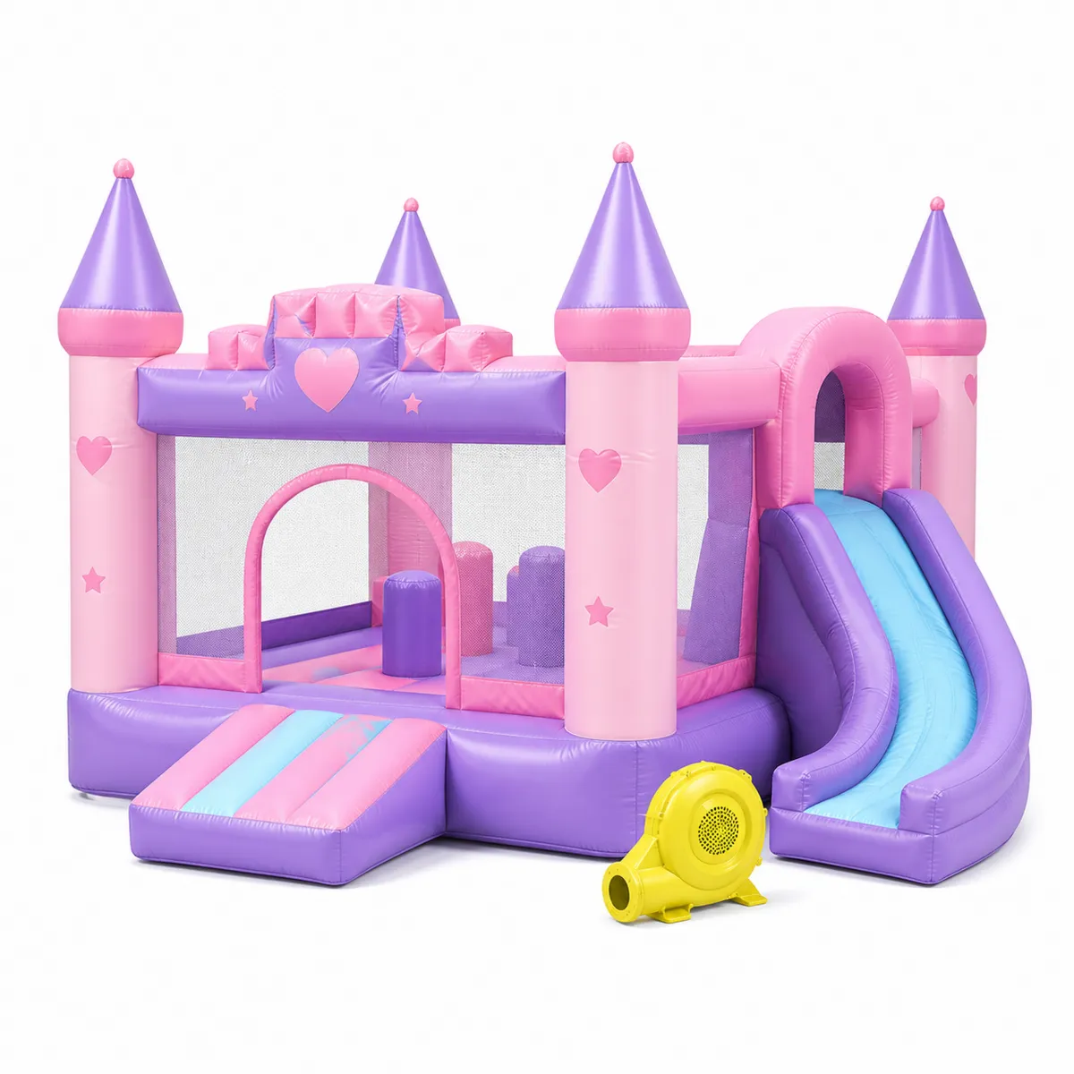 Château Gonflable Enfants PVC Multicolore-Classicabodee