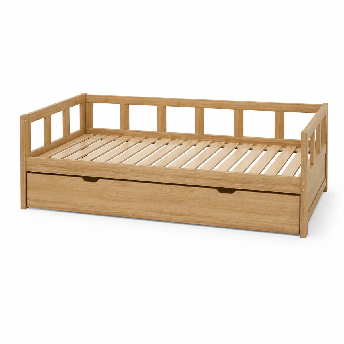 Lit de jour en bois avec tiroir 200x90 cm-Classicabodee