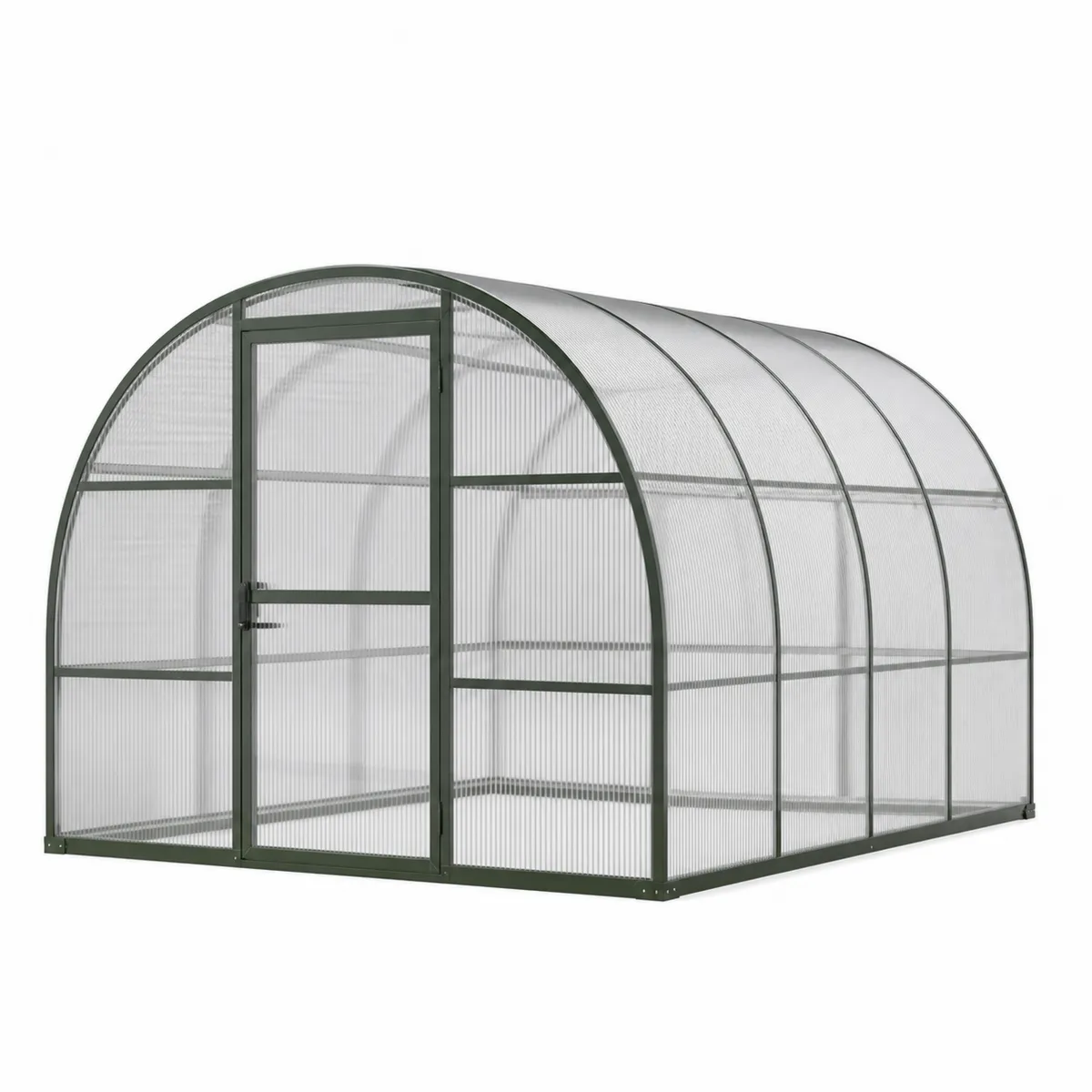 Serre de jardin en métal et polycarbonate 300x200x190 cm-Classicabodee