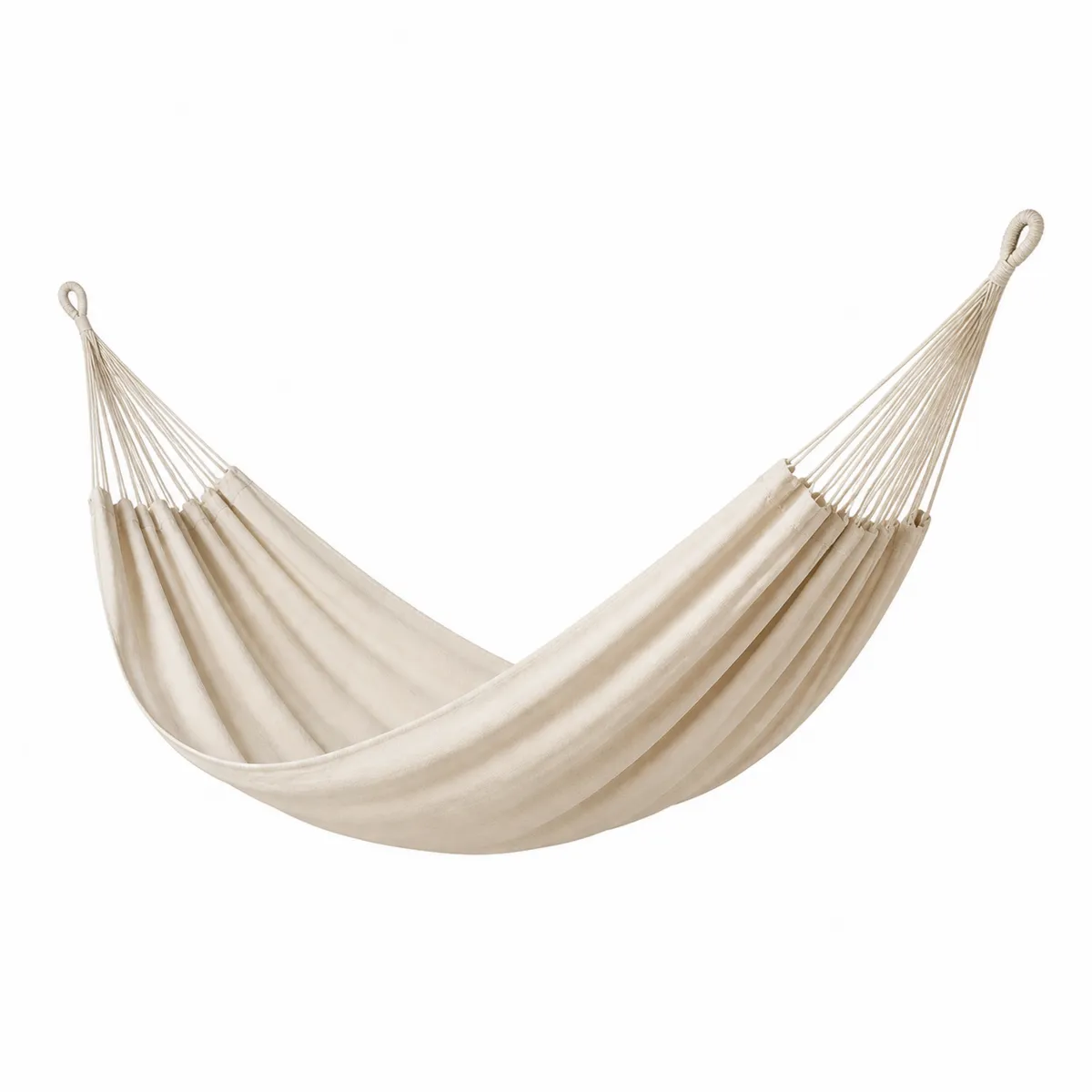Hamac en tissu Beige 200x150 cm-Classicabodee