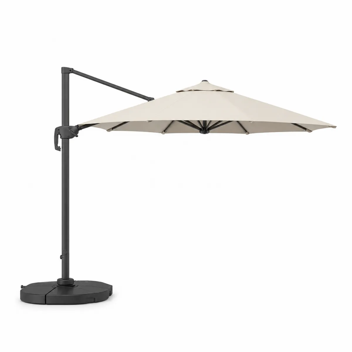 Parasol octogonal 3m Aluminium et Polyester Beige-Classicabodee