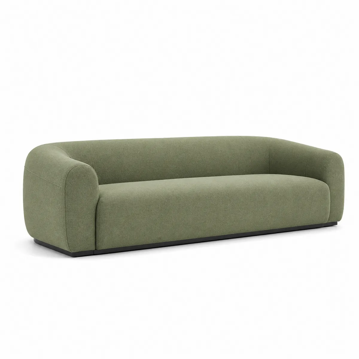 Canapé 3 places en tissu Vert Olive-Classicabodee