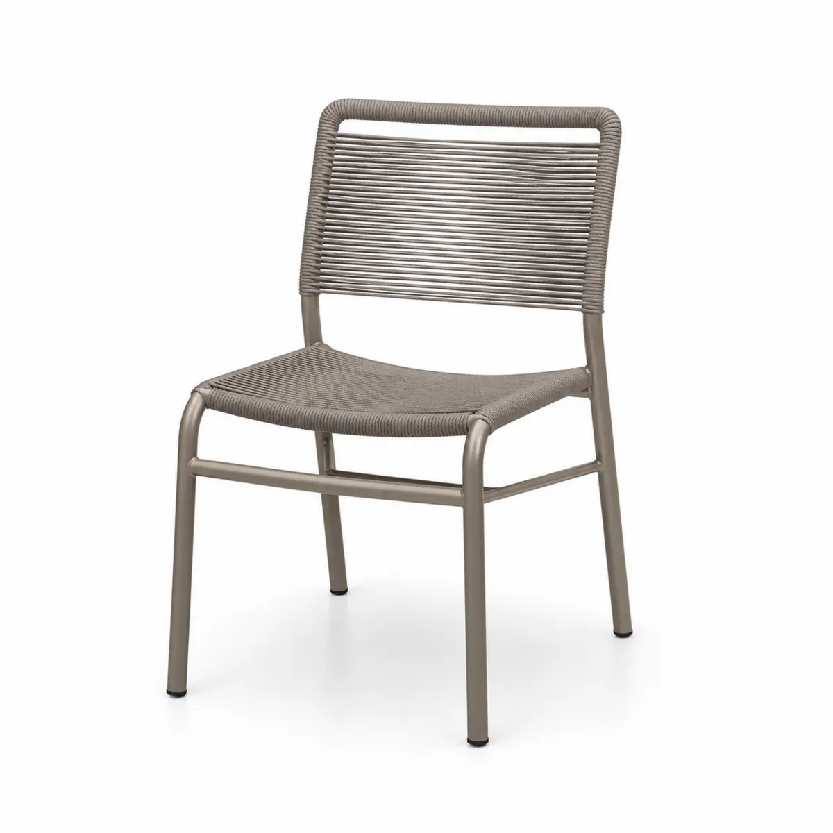 Chaise de jardin en aluminium avec corde-Classicabodee