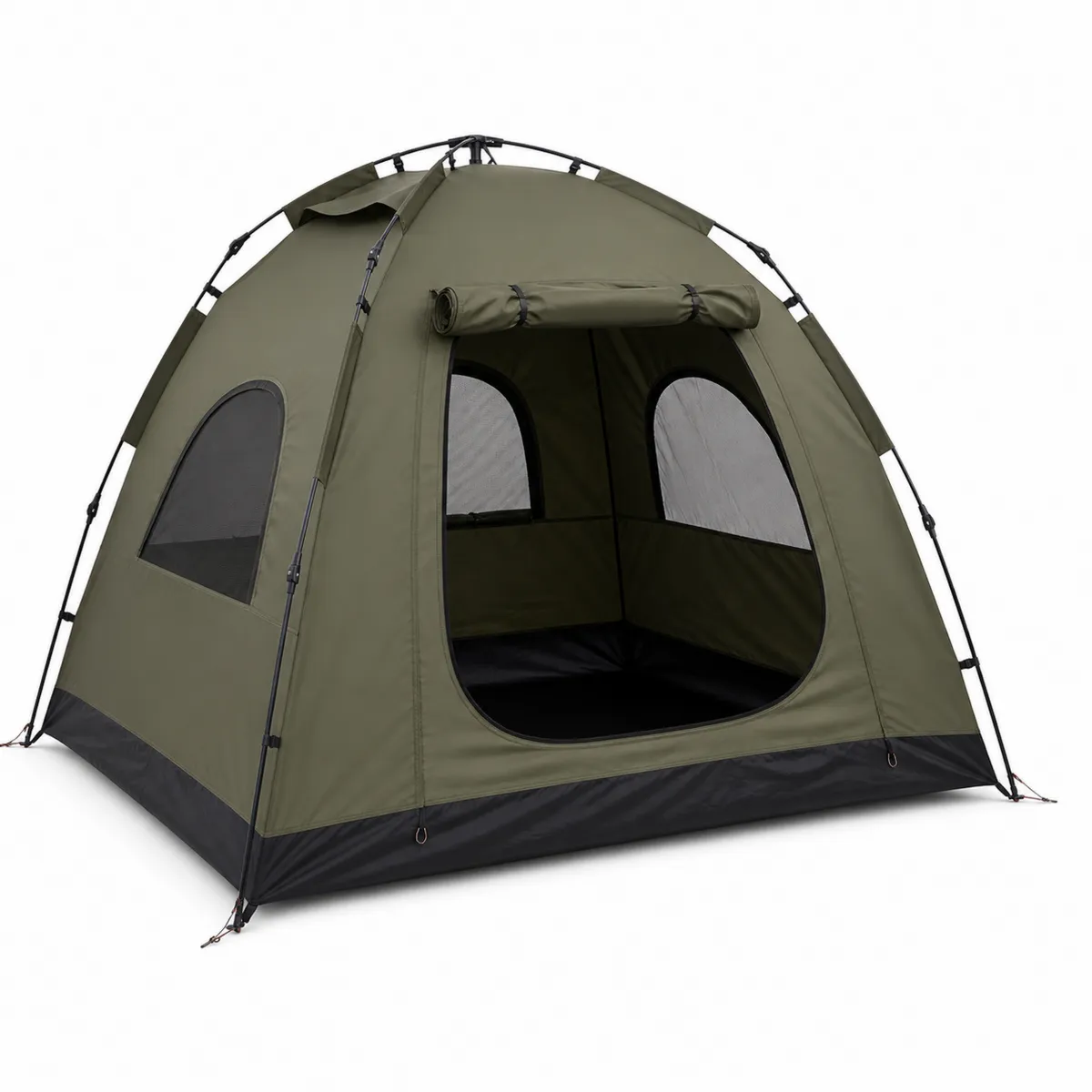 Tente de camping dôme 2 personnes Polyester vert-Classicabodee